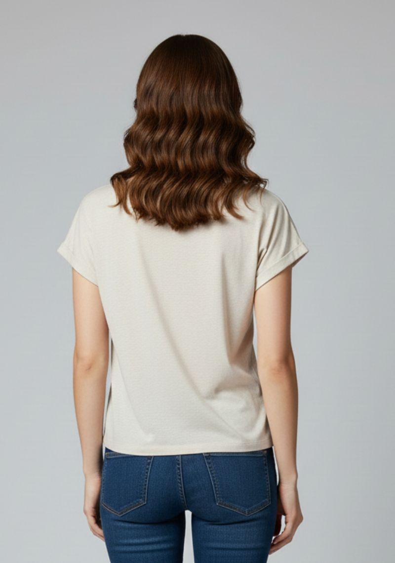 WOMENS T-SHIRT - HEATHER GREY