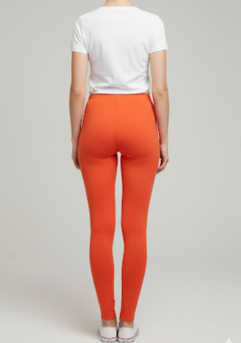 WOMENS LEGGINGS [MD] - PERSIMMON ORANGE