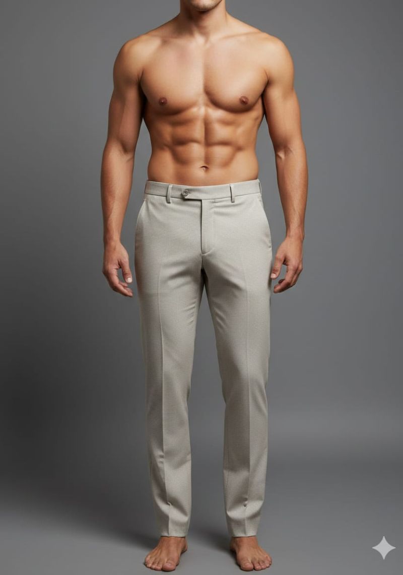 Mens Formal Trouser -Light Gray (ED)