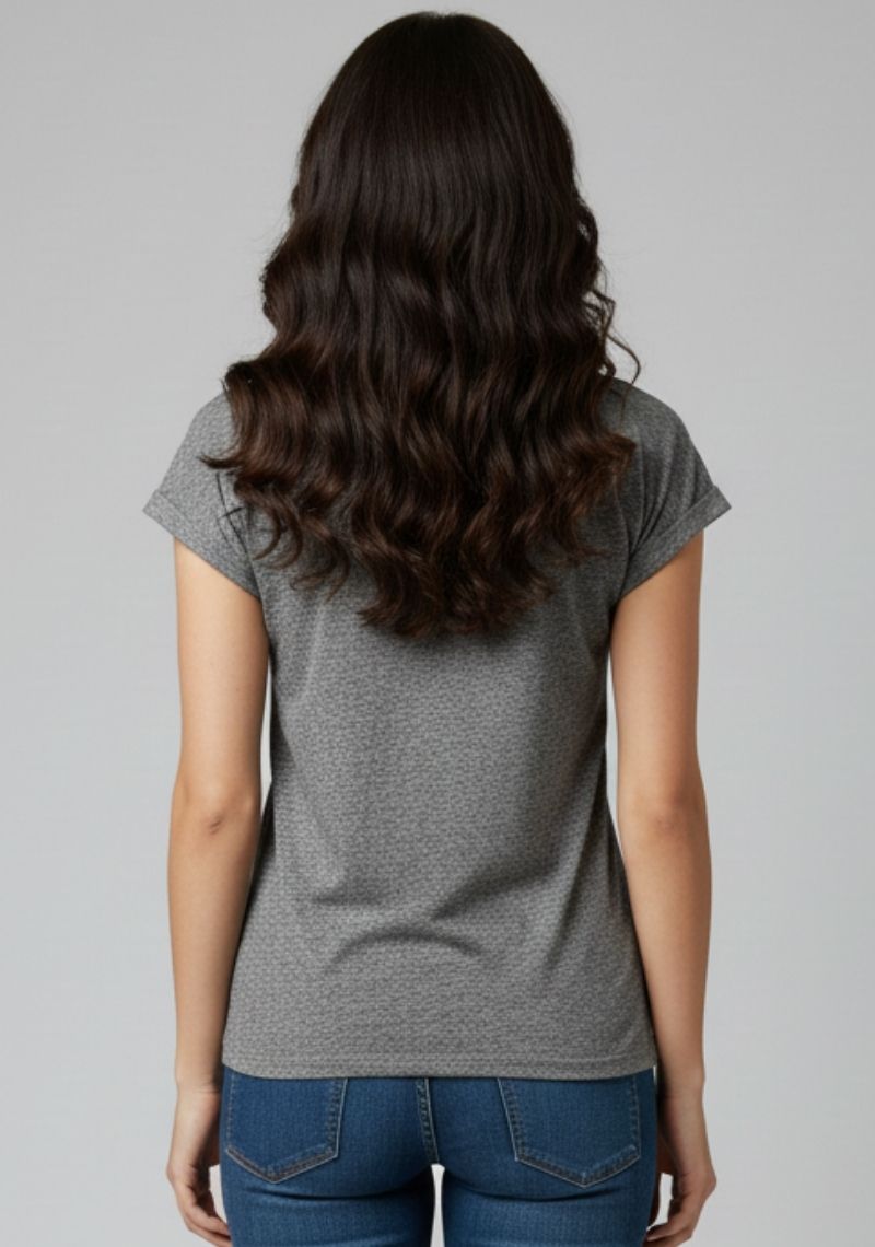 WOMENS T-SHIRT [MD] - BLACK [ PRINT ]