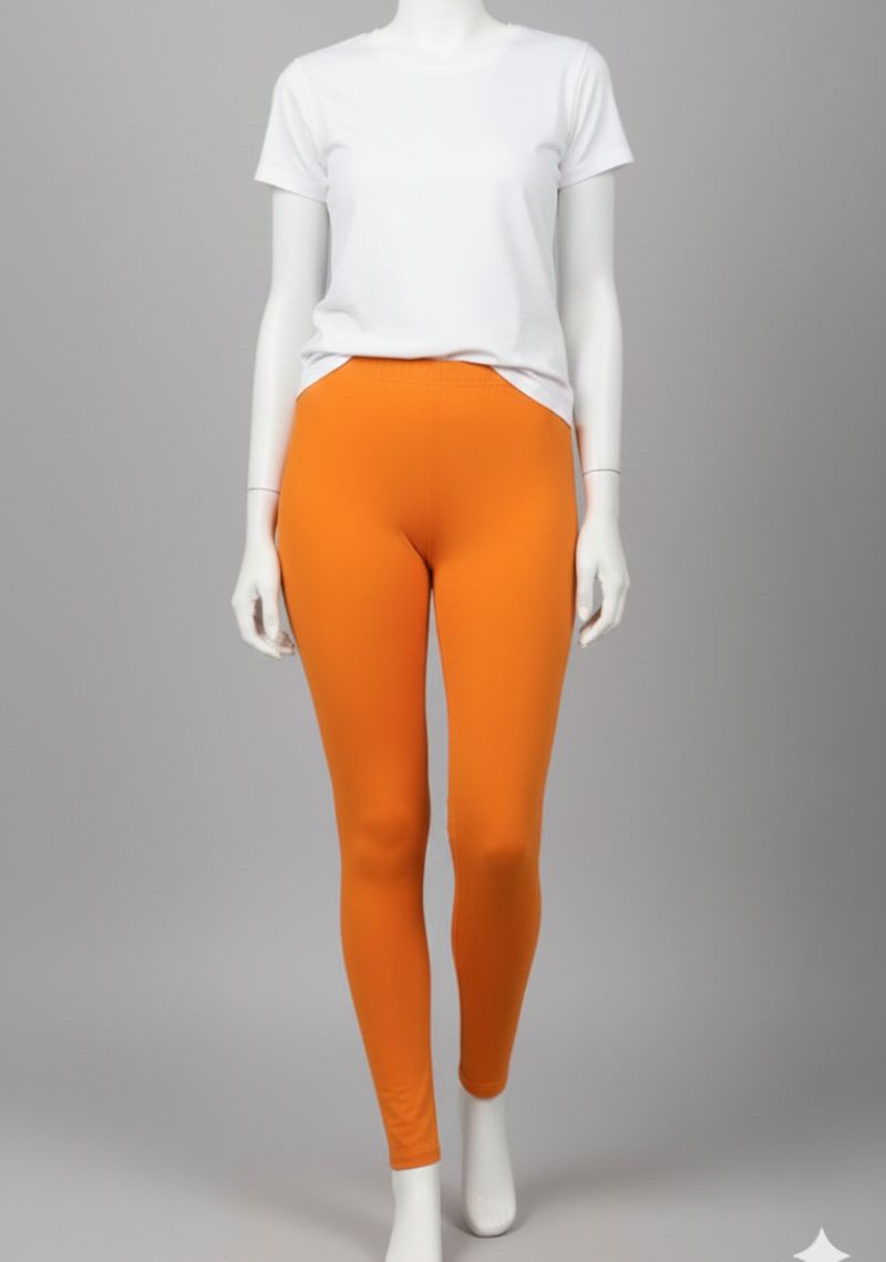 WOMENS LEGGINGS [MD] - CORAL [ORANGE]