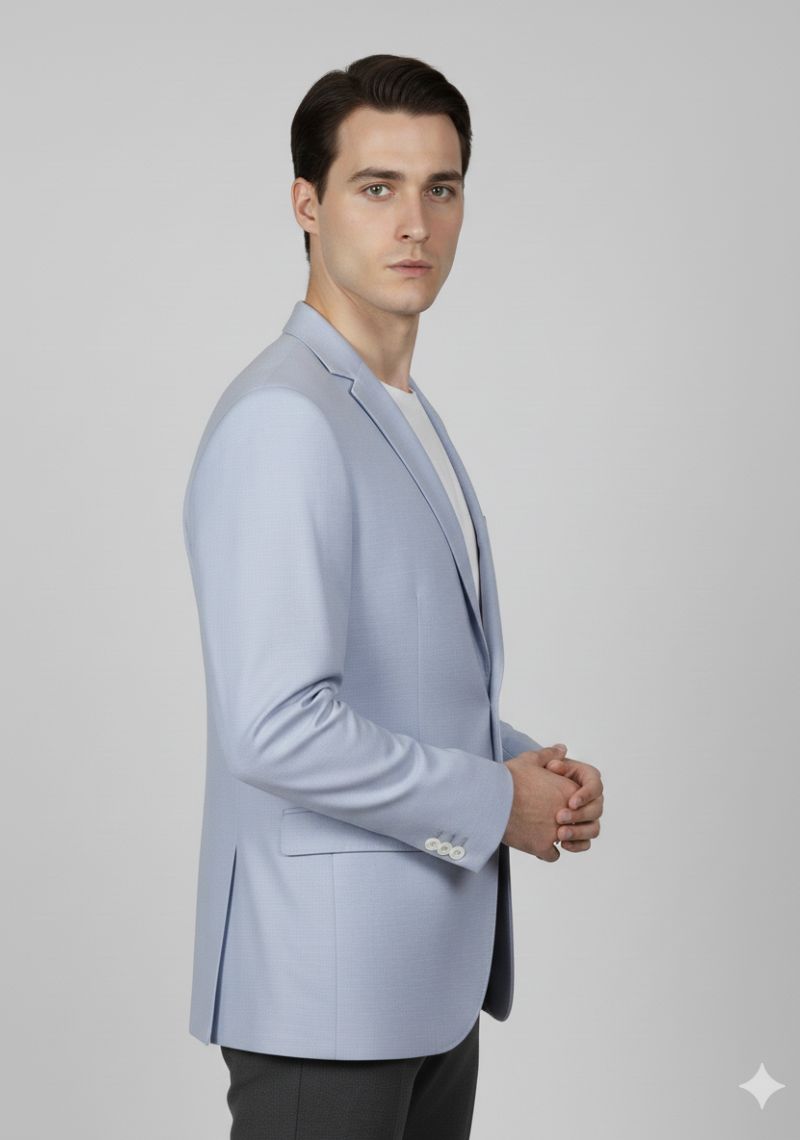 MENS BLAZER - LIGHT BLUE