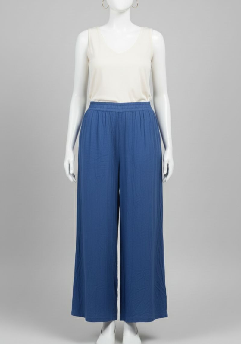 WOMENS PALAZZO - EGYPTIAN [ BLUE ]