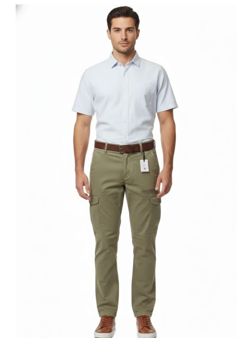 MENS CARGOS PANT LIGHT GREEN-(SL)