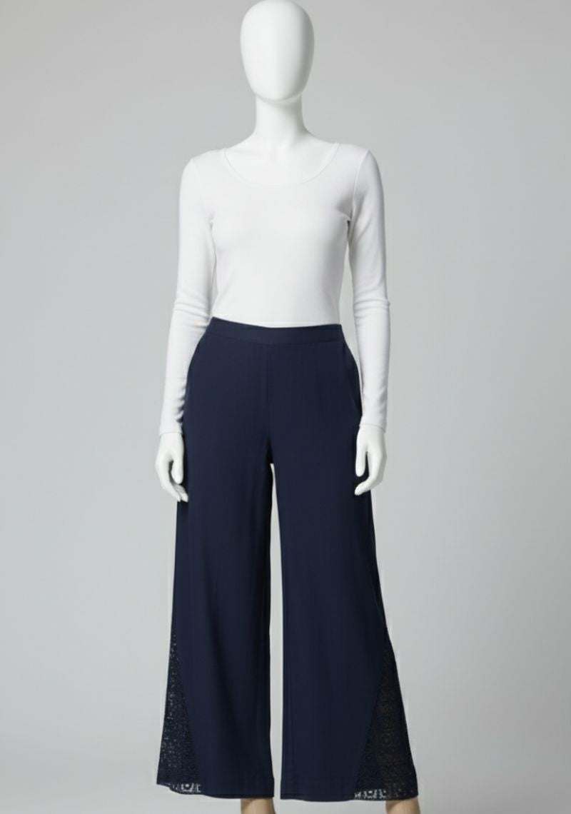 WOMENS PALAZZO - DARK NAVY BLUE