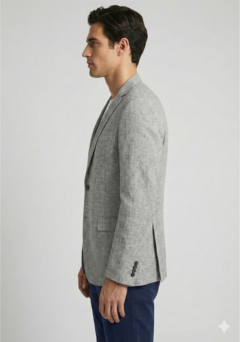 MENS BLAZER - PLAIN GREY