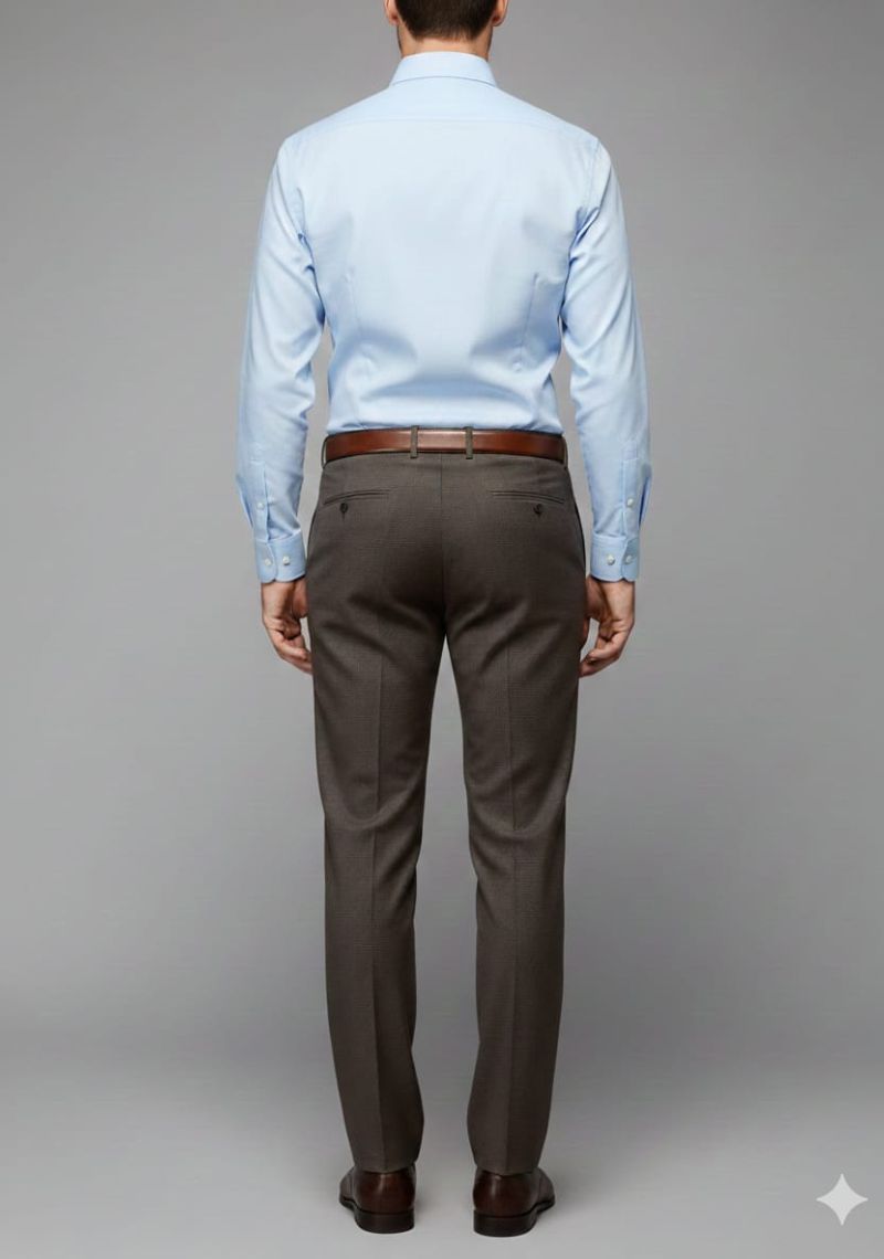 Mens Formal Trouser -Chocolate Brown(ED)