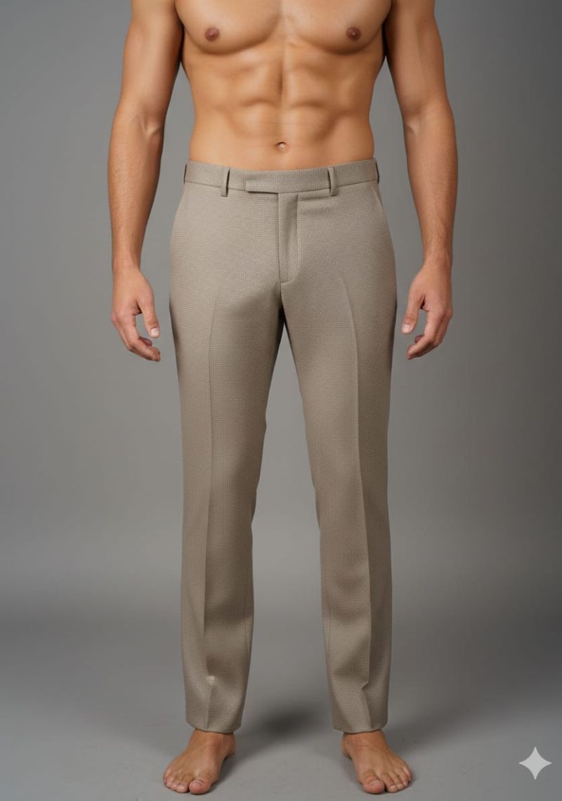 Mens Formal Trouser - Kakki(ED)