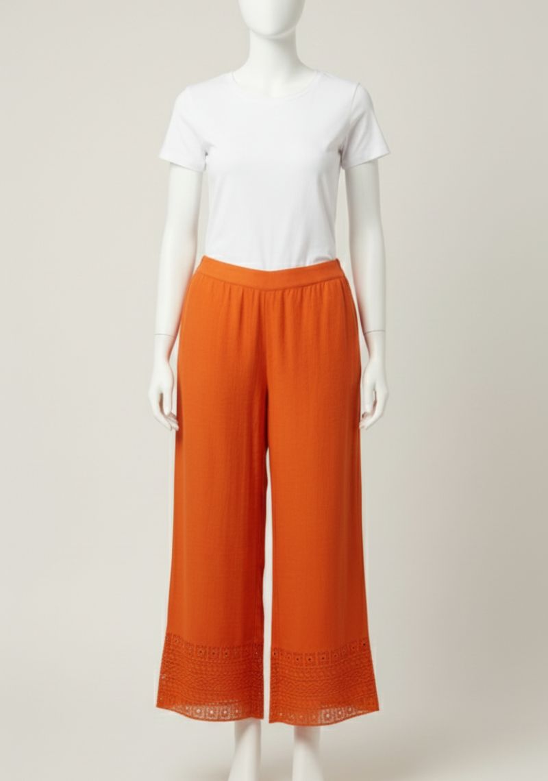 WOMENS PALAZZO - LIGHT ORANGE