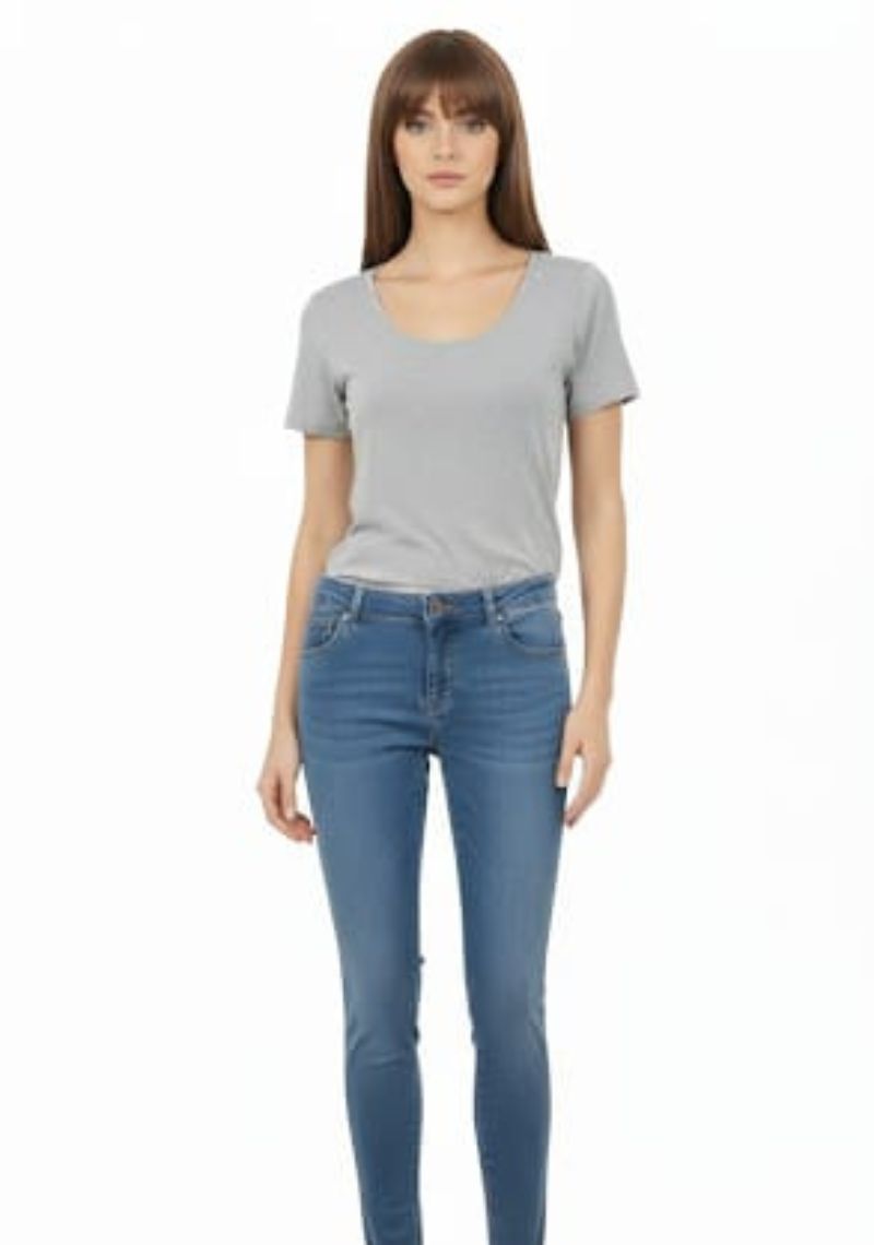 WOMEN JEAN (SL)-BLUE