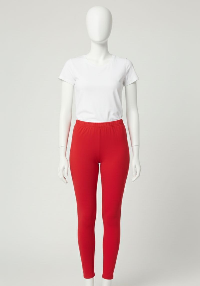 WOMENS LEGGINGS [MD] - DARK RED