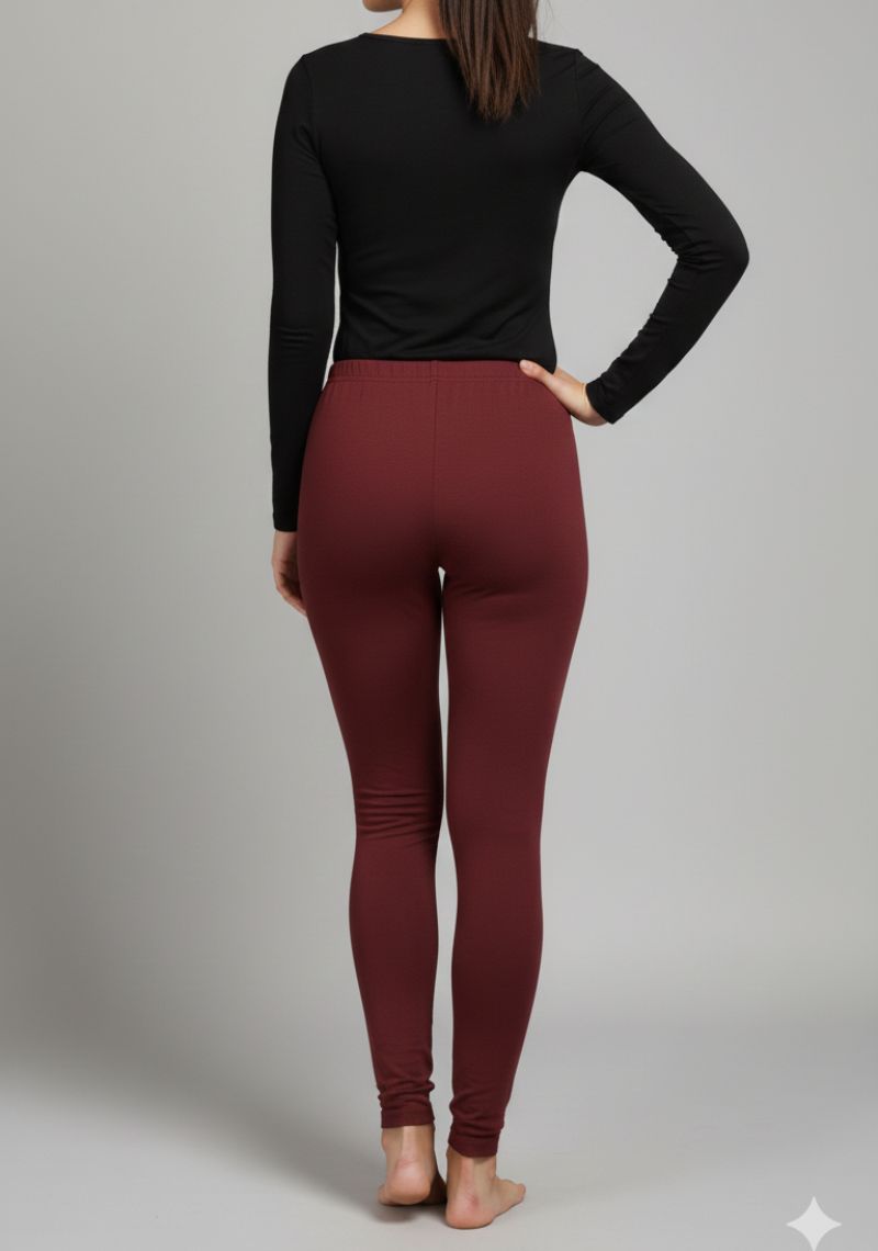WOMENS LEGGINGS [MD] - WINE