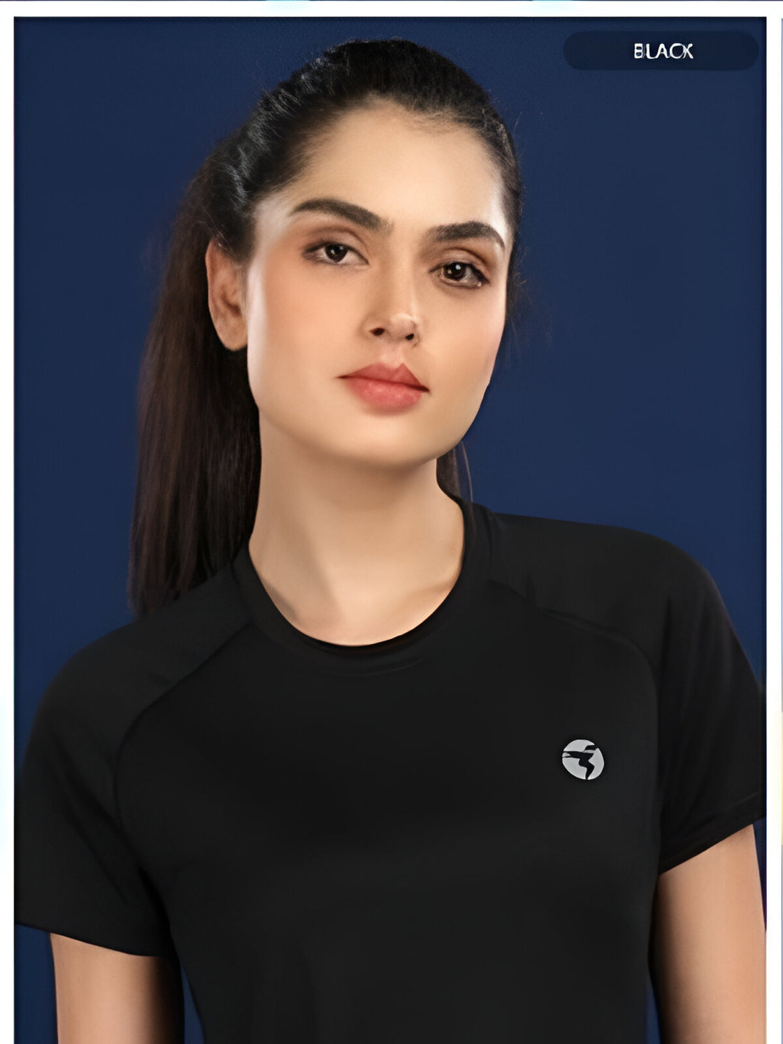 Multicolor Womens T-shirt Round Neck .