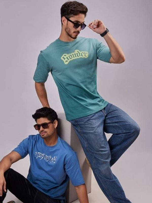 Mens High Density Prints Cotton Loopknit Fabric