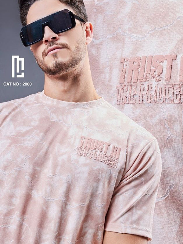 Mens Cotton Burnout - Aop -  Fabric T-Shirt