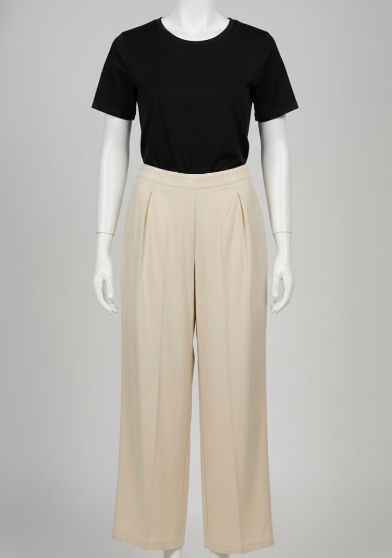 WOMENS PALAZZO - MILK [ WHITE ]