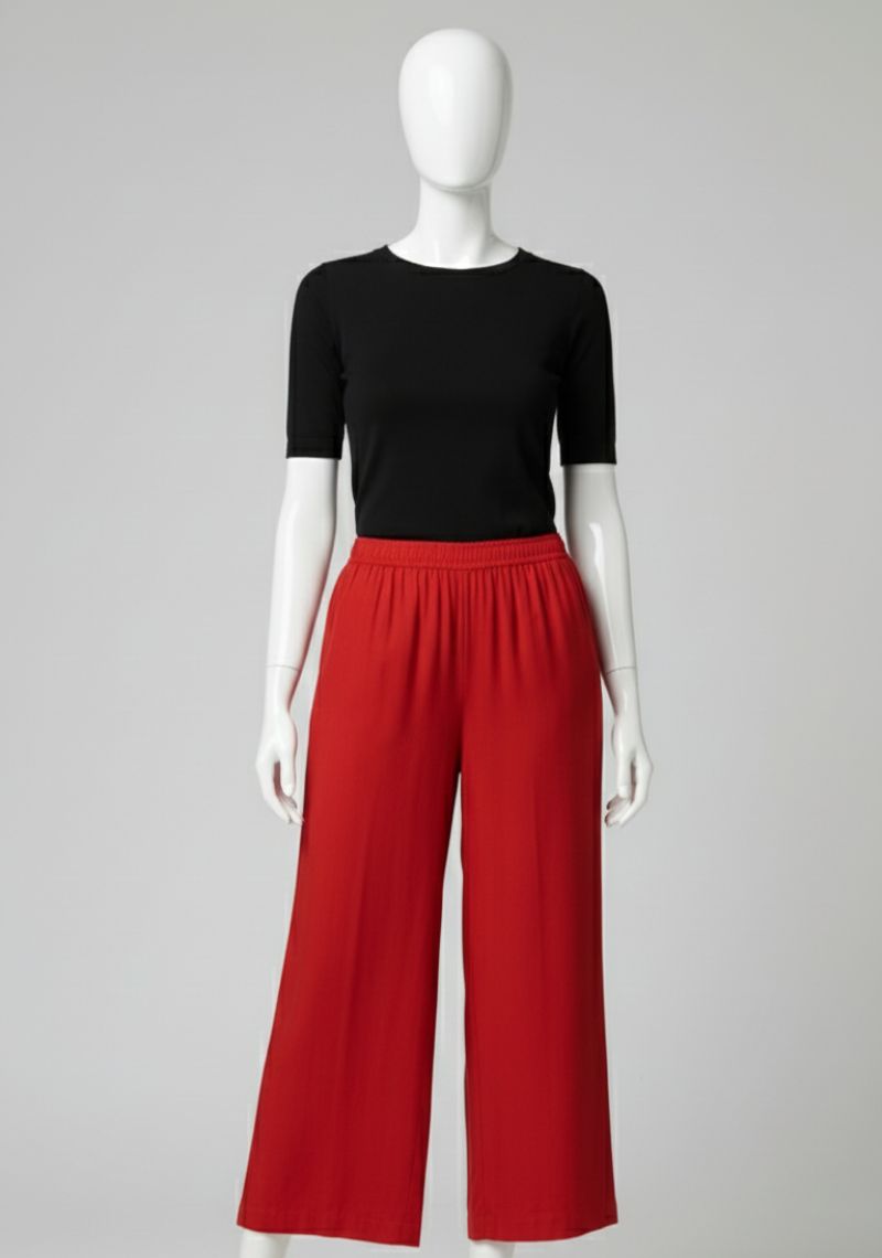WOMENS PALAZZO - SCARLET [ RED ]