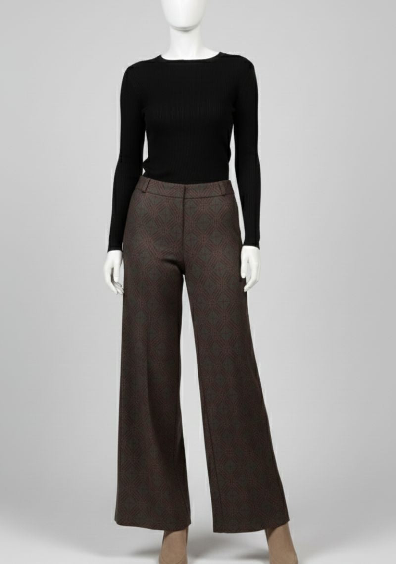 WOMENS PALAZZO - KHAKI