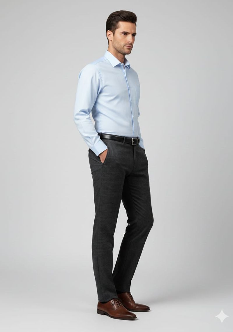 Mens Formal Trouser -Black(ED)