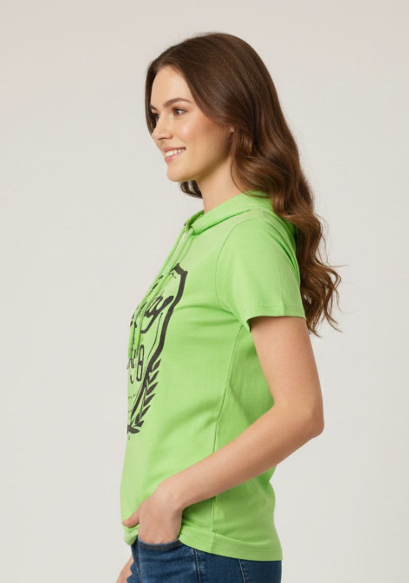 WOMENS T-SHIRT - LIGHT GREEN