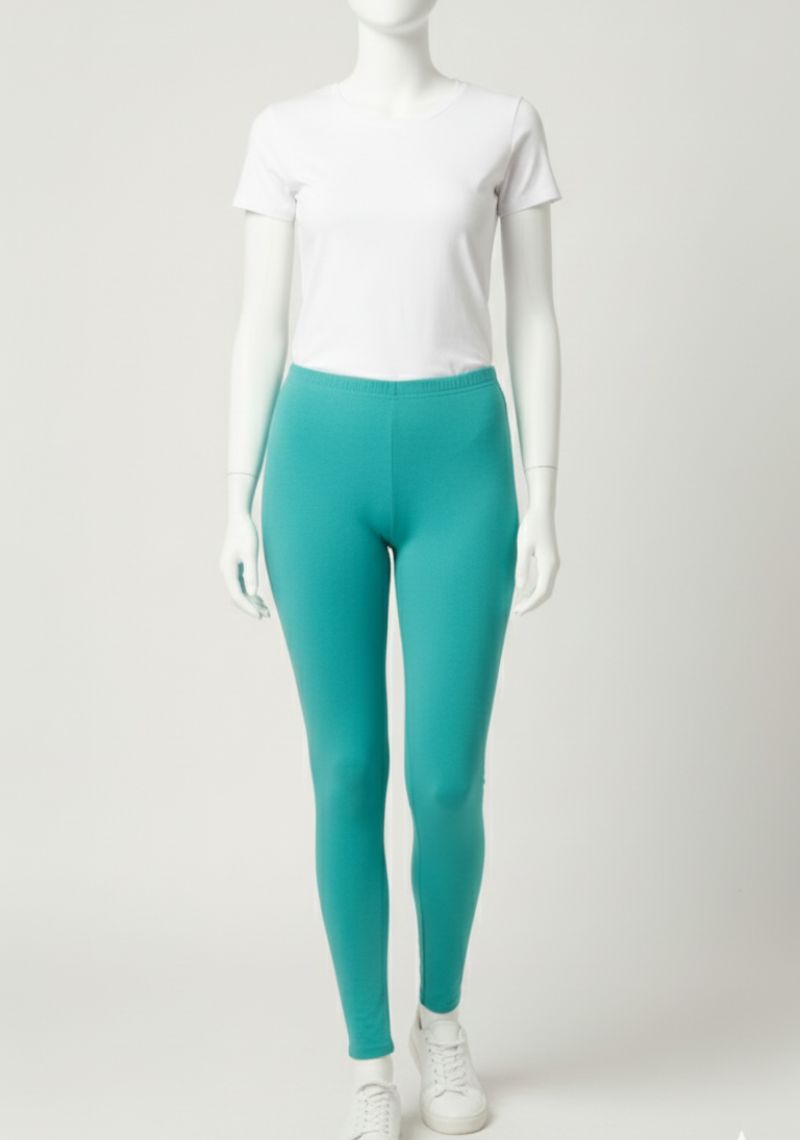 WOMENS LEGGINGS [MD] - PETROL GREEN