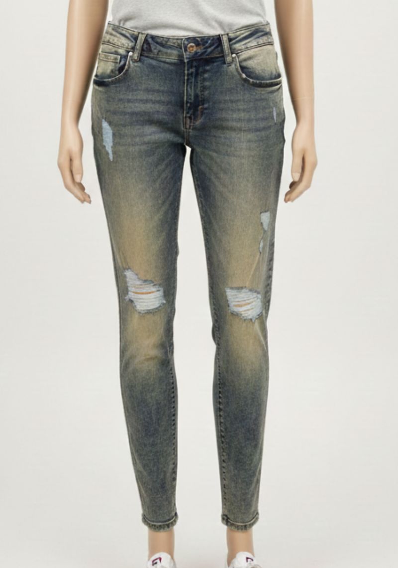 WOMEN JEAN (SL)-LIGHT BLUE TONED