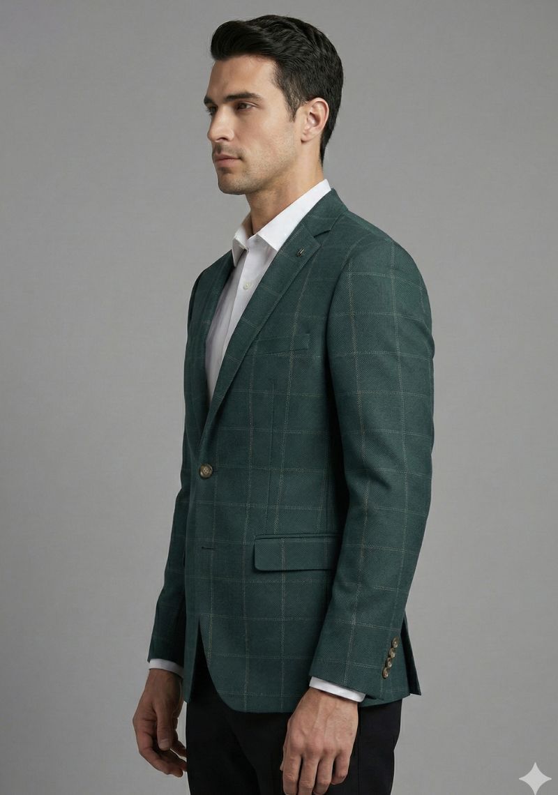 MENS BLAZER - GREEN