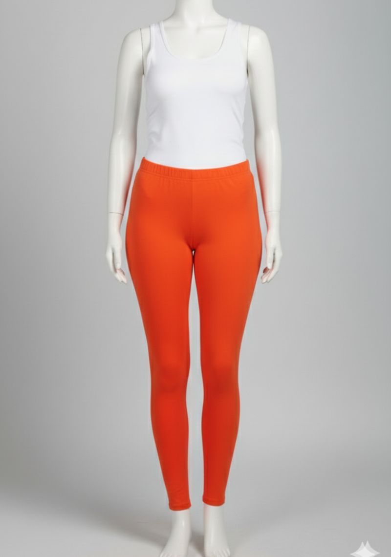 WOMENS LEGGINGS [MD] - ORANGE 2