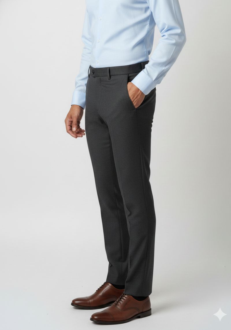 FORMAL TROUSER - DARK BLACK