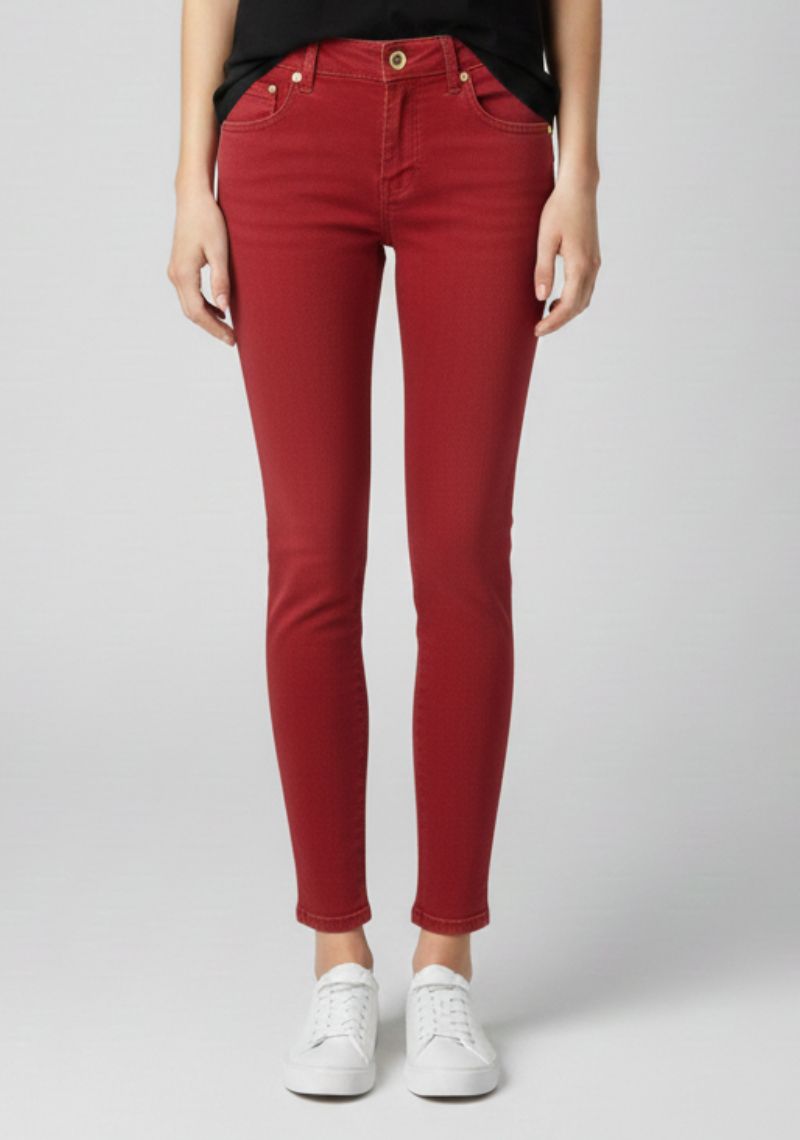 WOMEN JEAN (SL)-RED