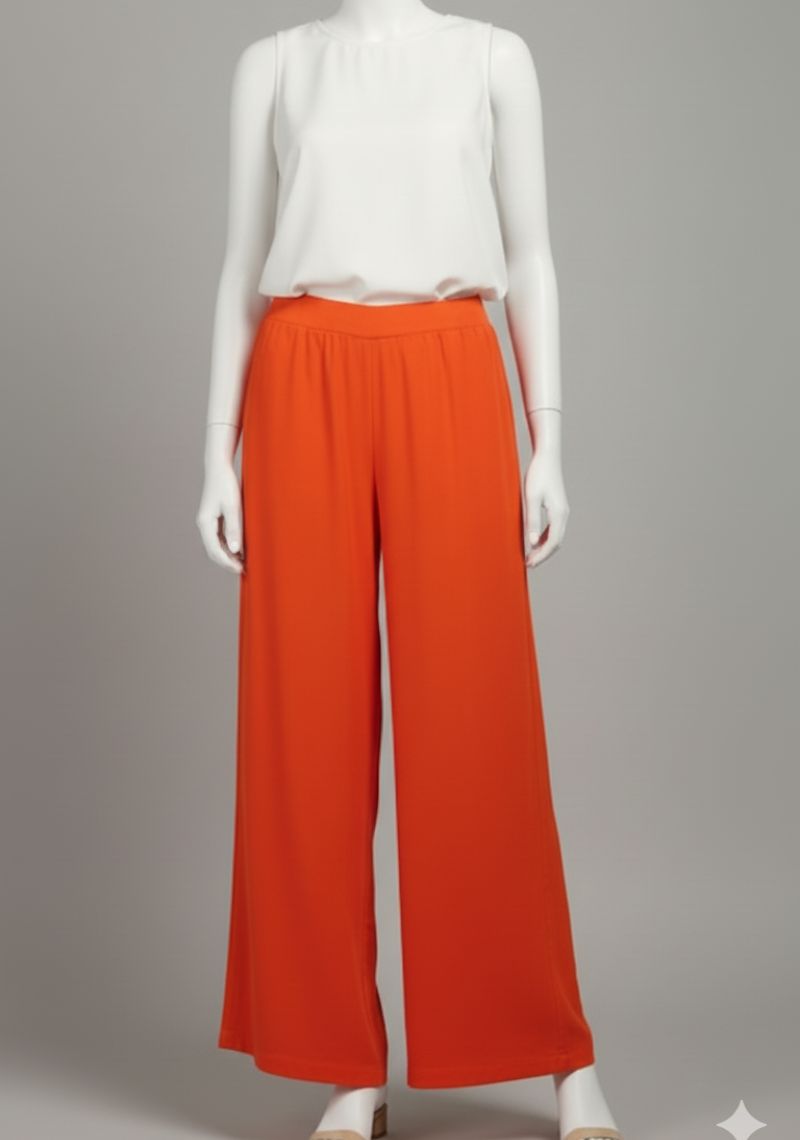WOMENS PALAZZO - INTERNATIONAL ORANGE