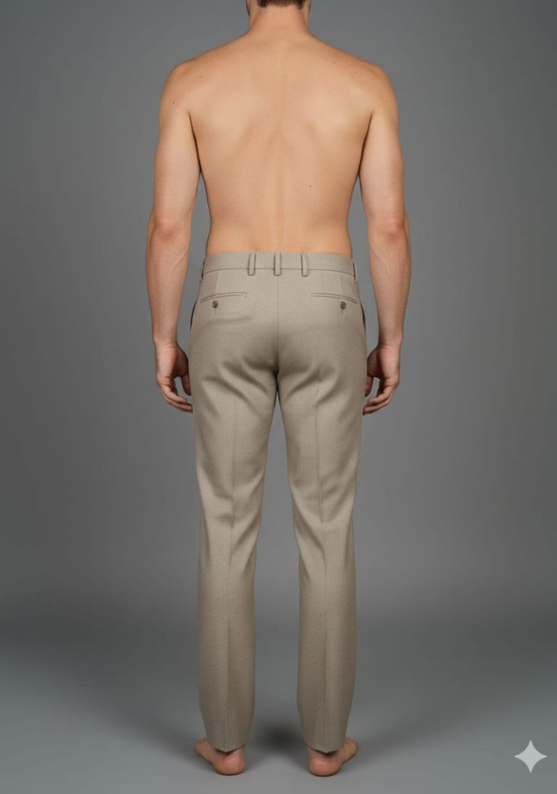 Mens Formal Trouser - Kakki(ED)