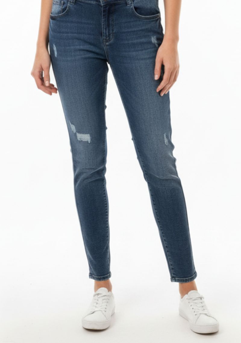 WOMEN JEAN (SL)-DARK BLUE TONED