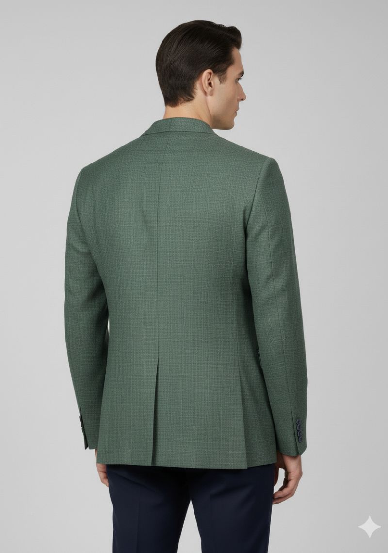 MENS BLAZER - EMERALD GREEN