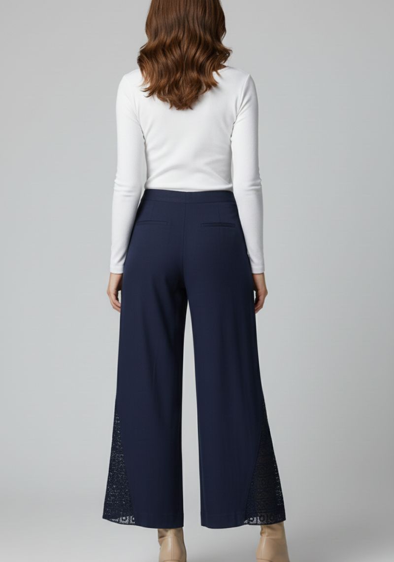 WOMENS PALAZZO - DARK NAVY BLUE