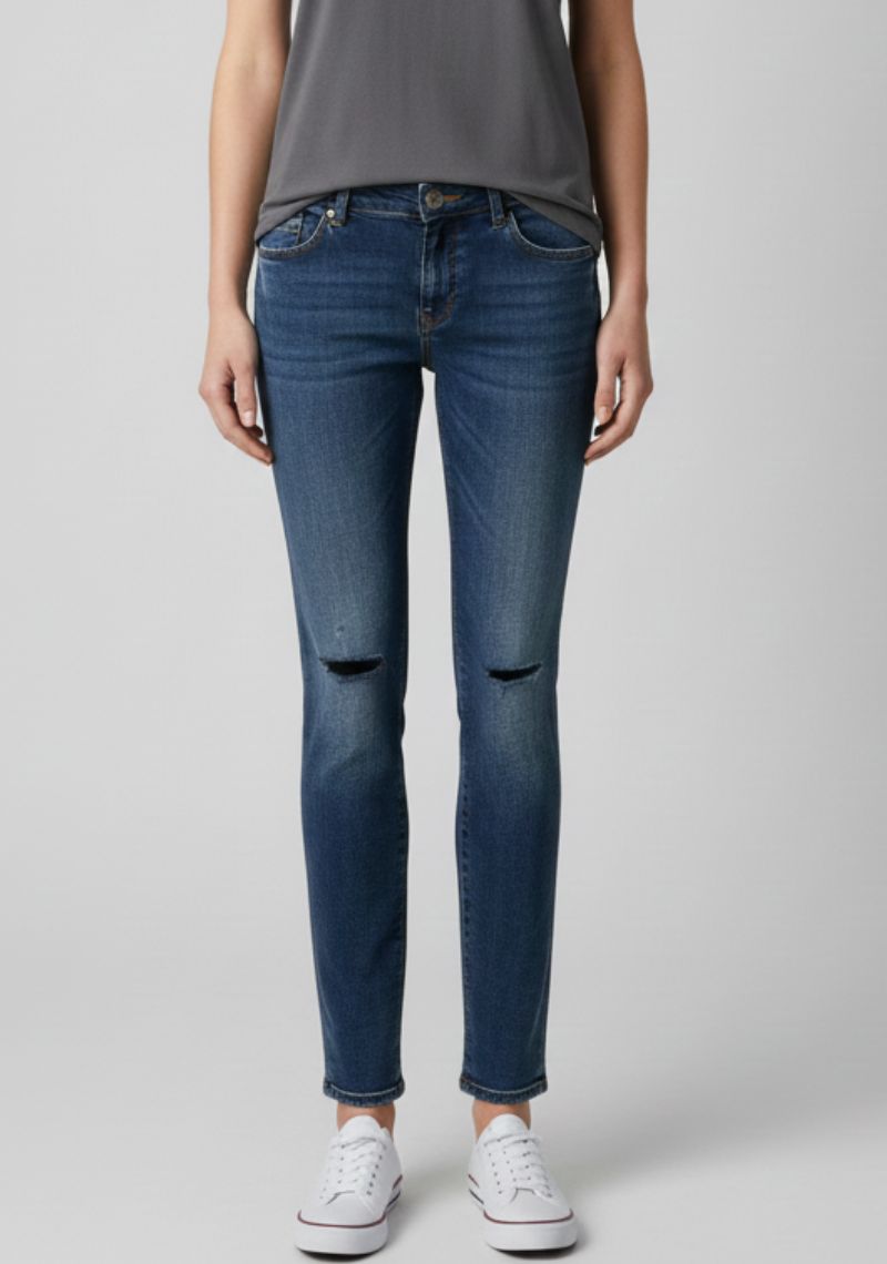 WOMEN JEAN (SL)-DARK BLUE