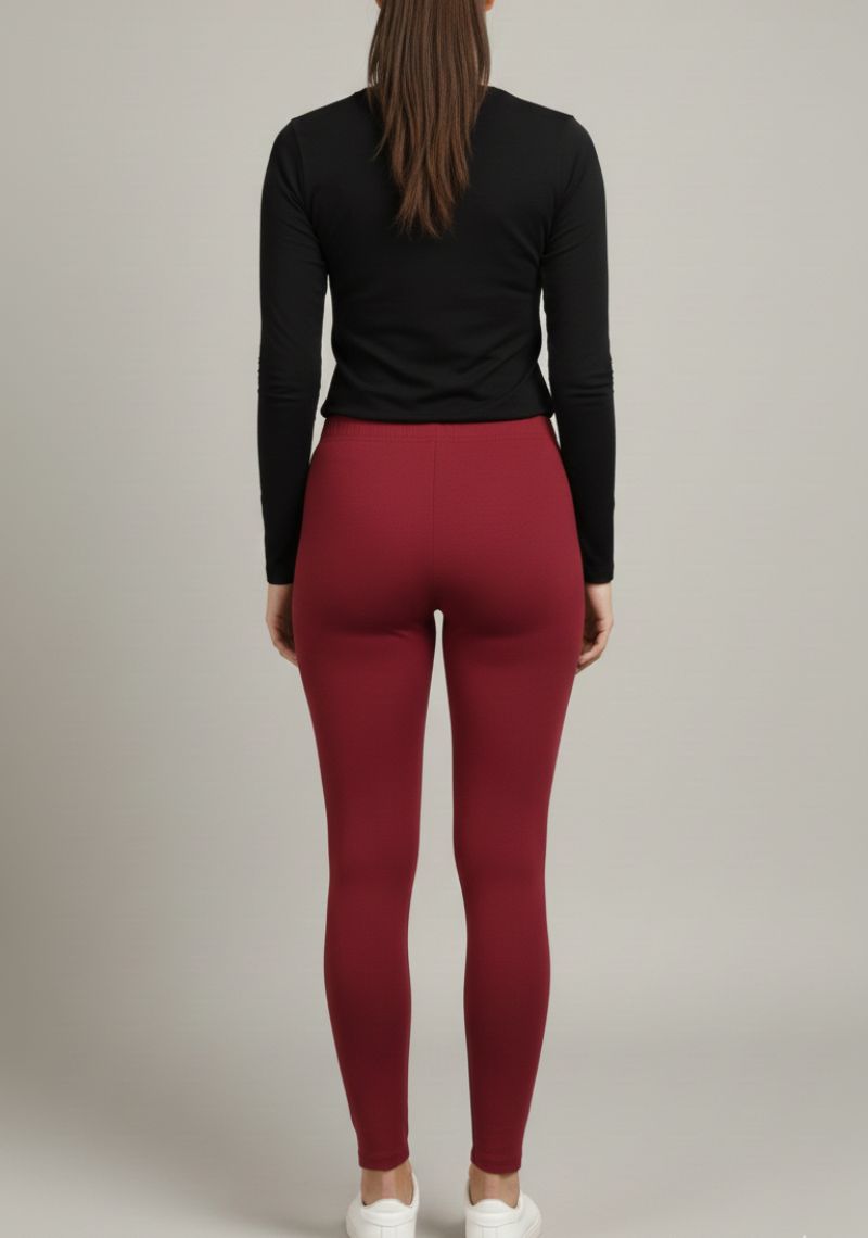 WOMENS LEGGINGS [MD] - DARK MAROON