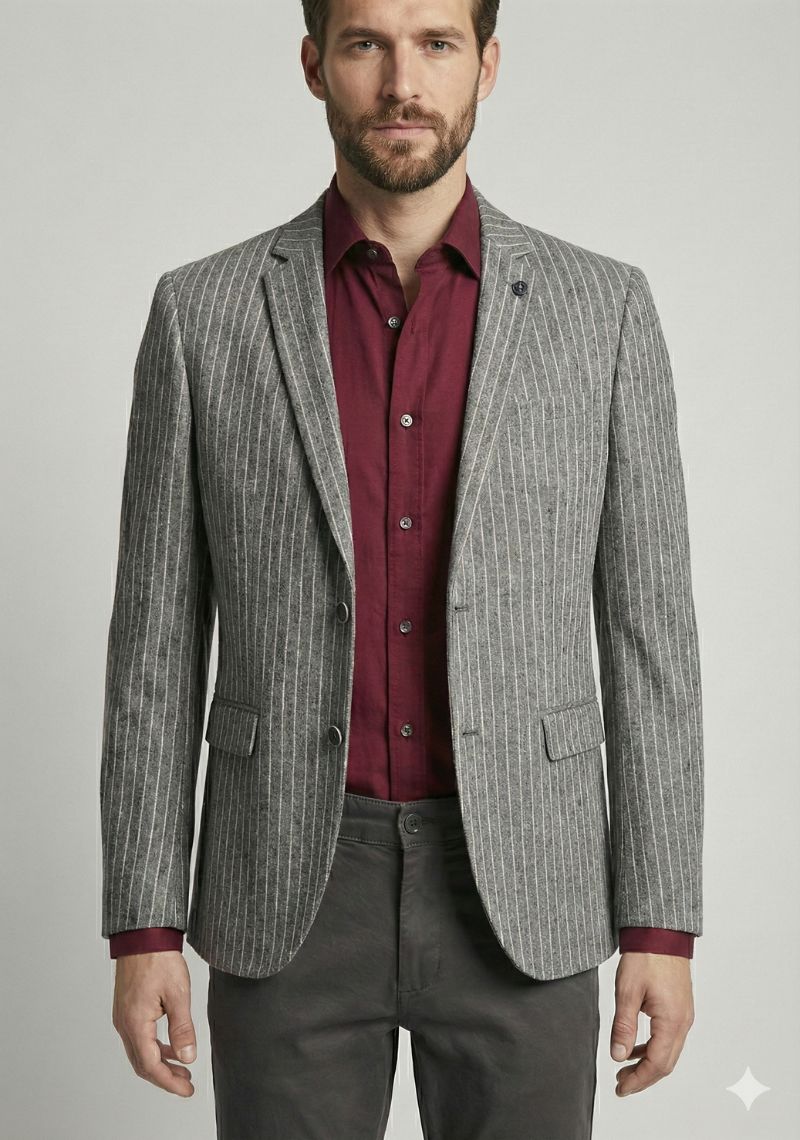 MENS BLAZER - DARK GREY