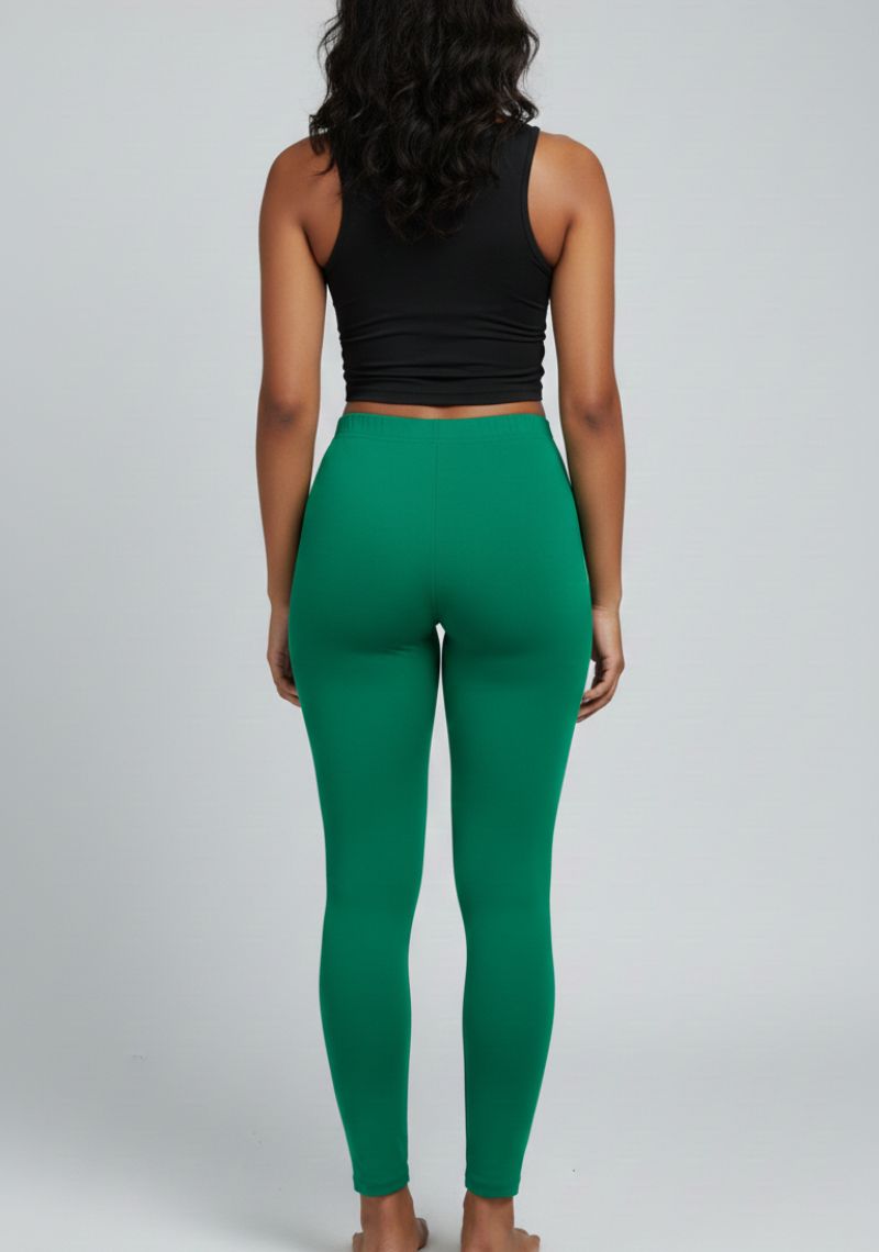 WOMENS LEGGINGS [MD] - EMERALD GREEN