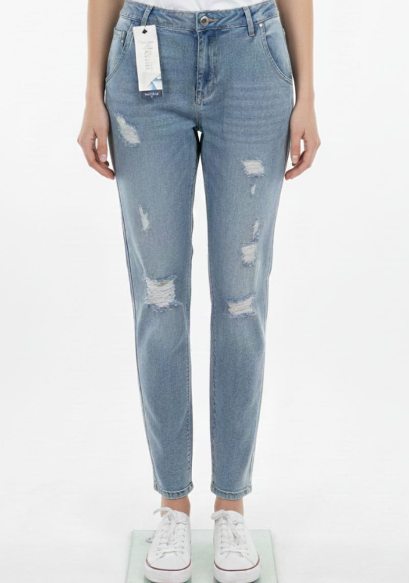 WOMEN JEAN (SL)-LIGHT BLUE TONED