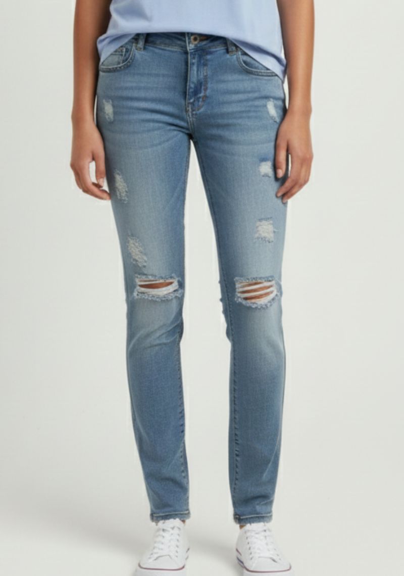 WOMEN JEAN (SL)-BLUE