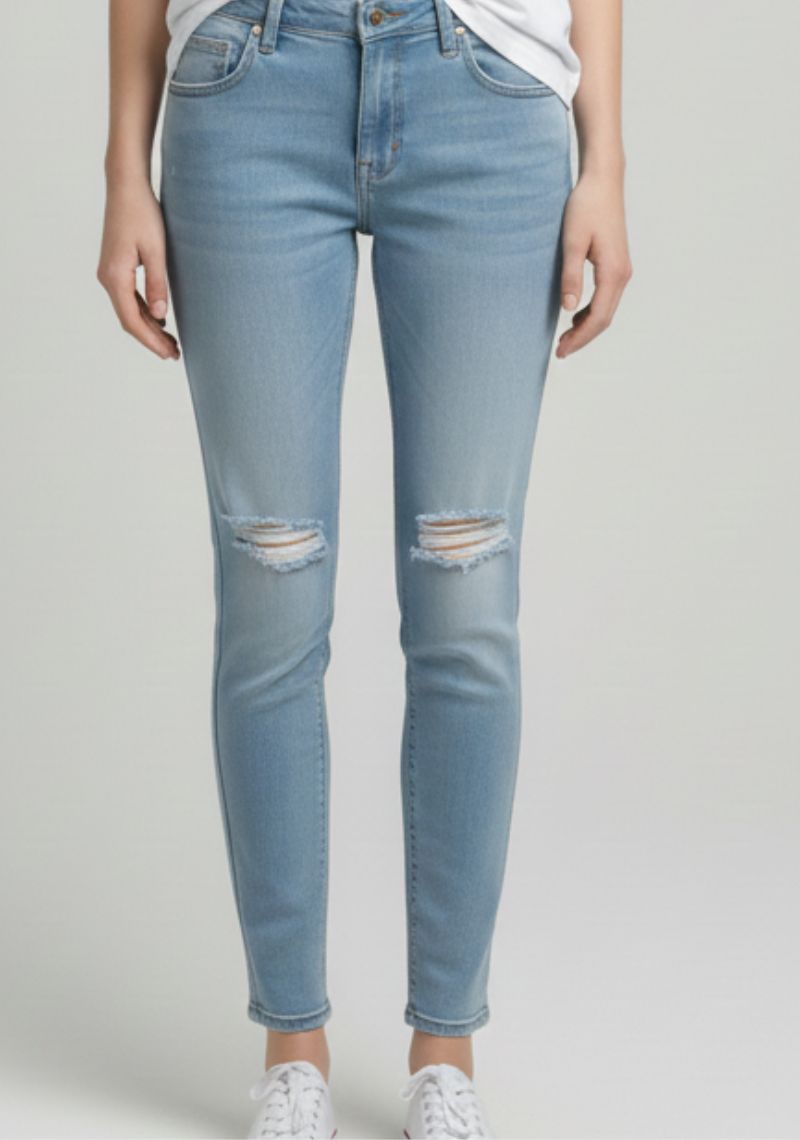 WOMEN JEAN (SL)-LIGHT BLUE