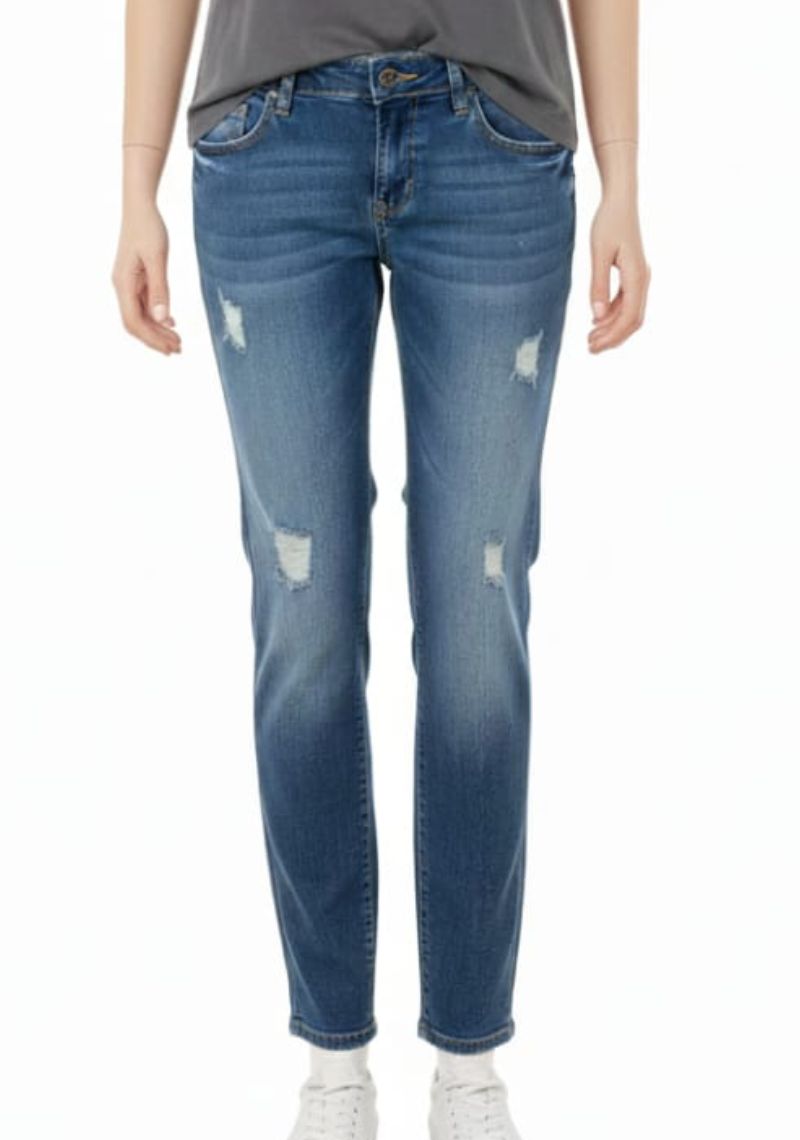 WOMEN JEAN (SL)-BLUE TONED