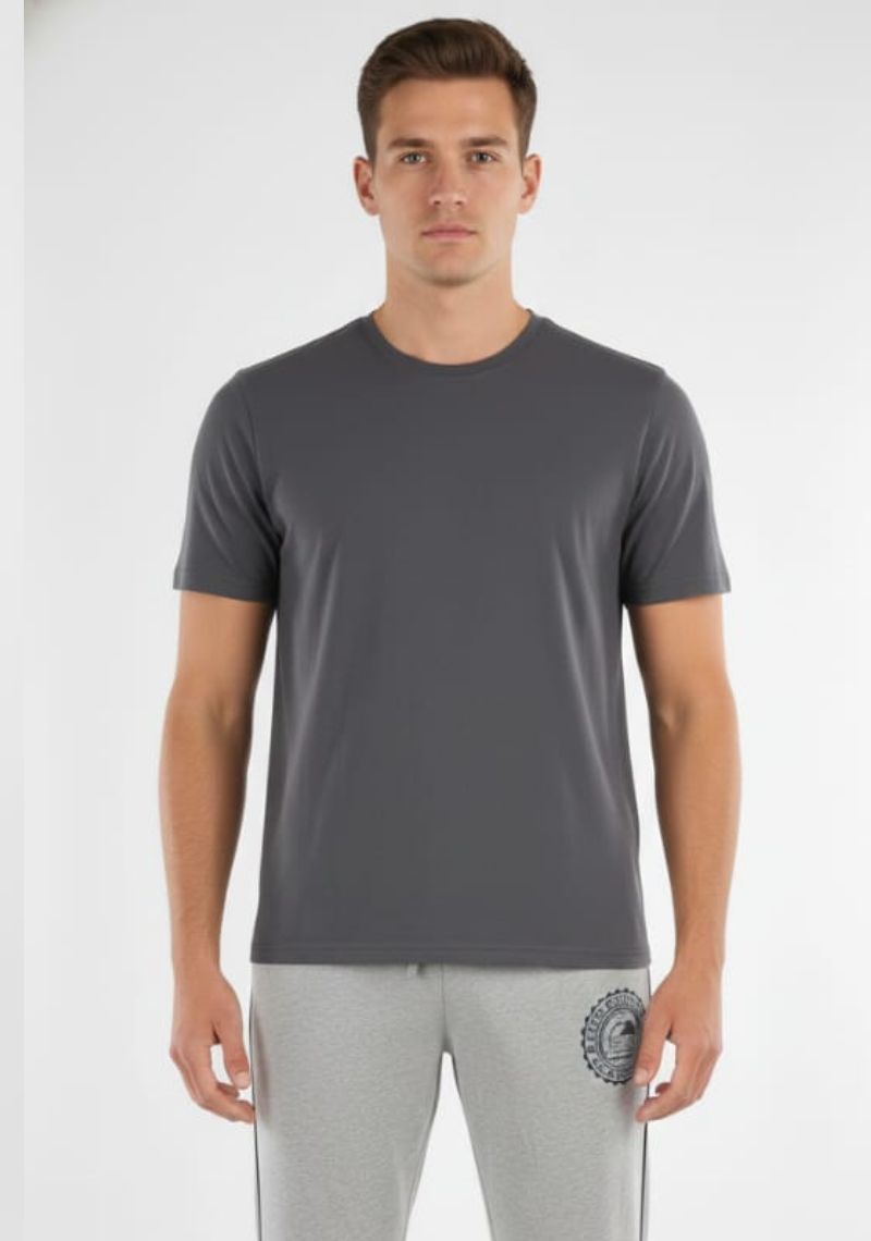 ACTIMAXX TRACK PANT [SL] - LIGHT GREY & BLACK PRINTED