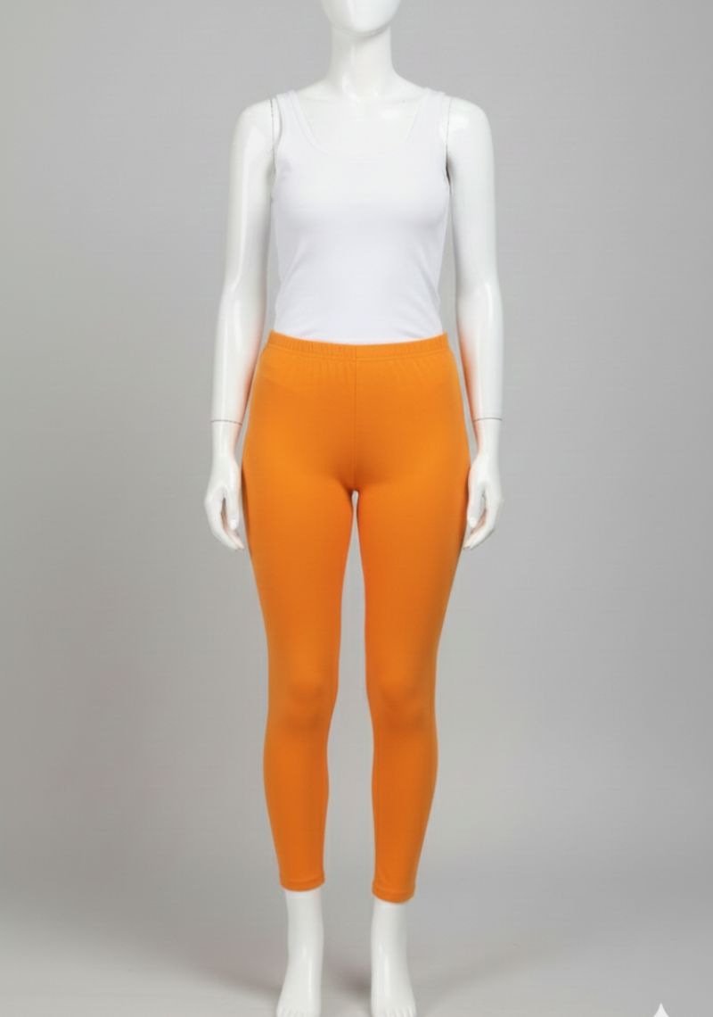 WOMENS LEGGINGS [MD] - PUMPKIN ORANGE