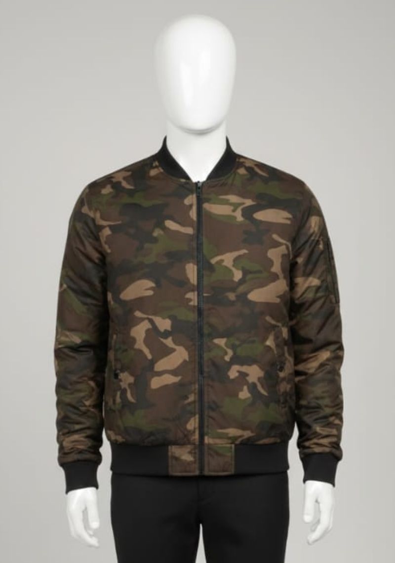 WINTER JACKET [MD] - BEIGE AND OLIVE GREEN