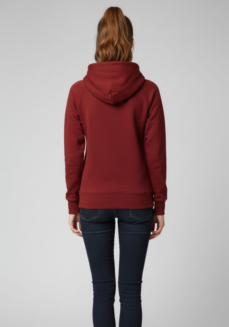 WOMEN SWEATSHIRT - PLAIN MAROON