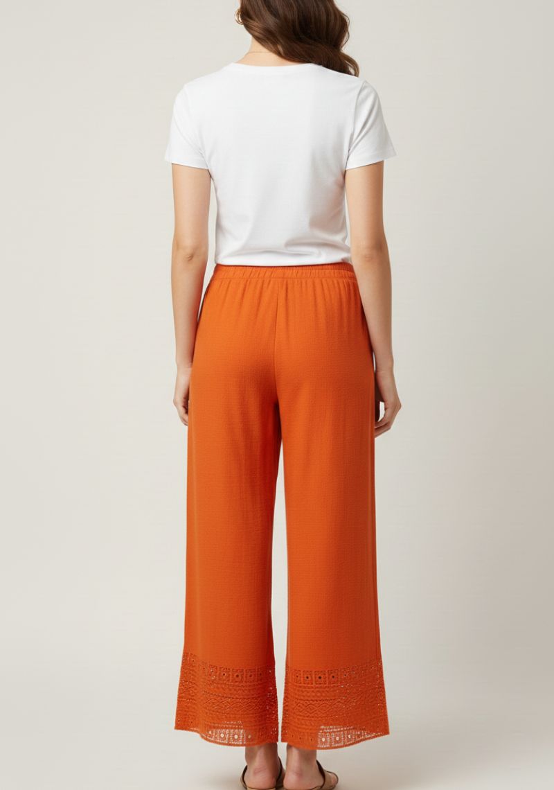 WOMENS PALAZZO - LIGHT ORANGE