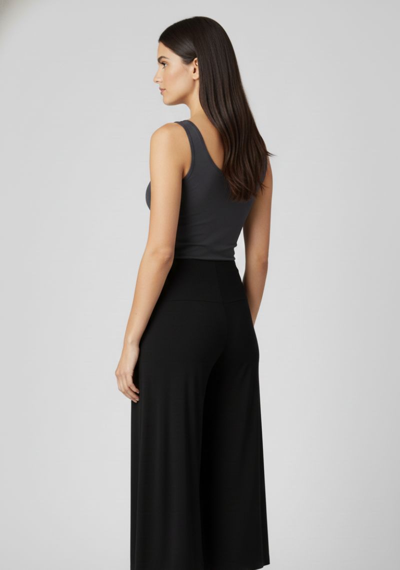 WOMENS PALAZZO - PANTHER [ BLACK ]