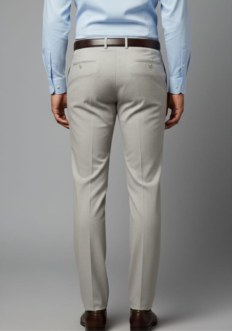 Men Formal Trouser -Light SandED)